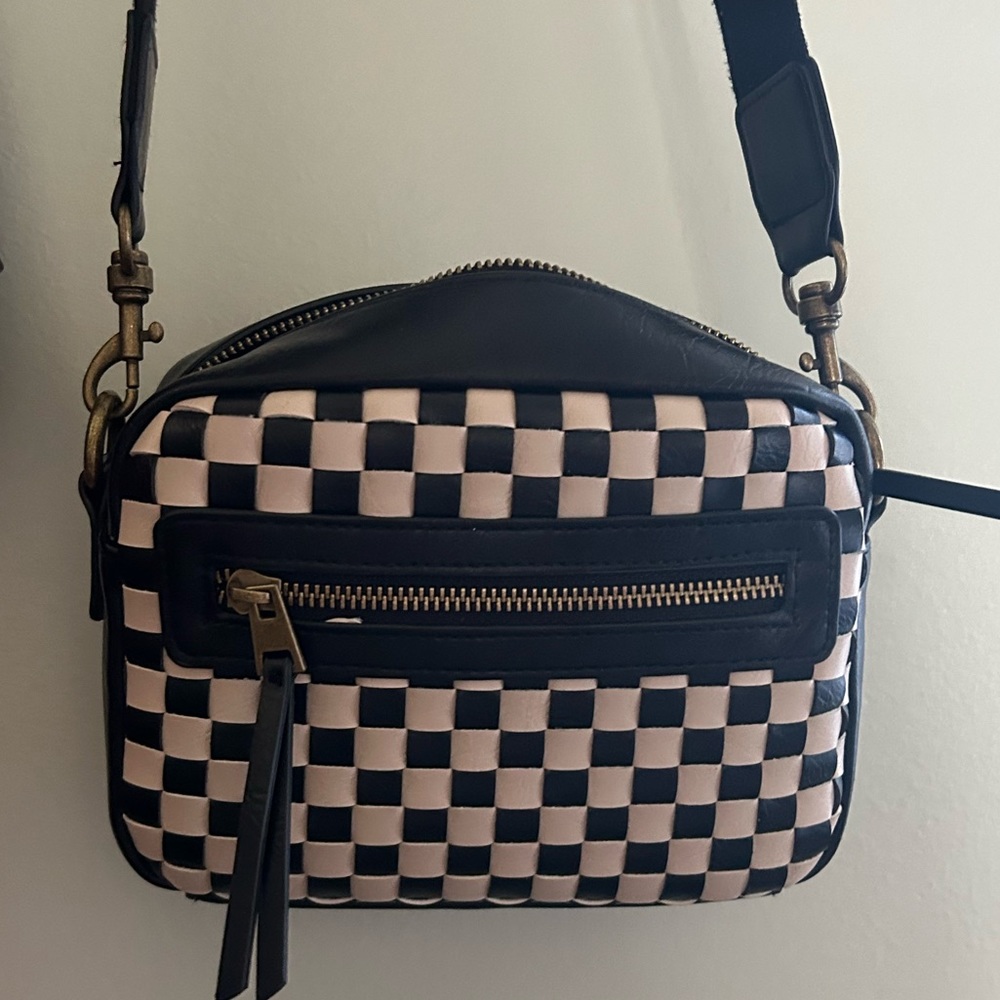 Universal Thread Checkered Camera Crossbody